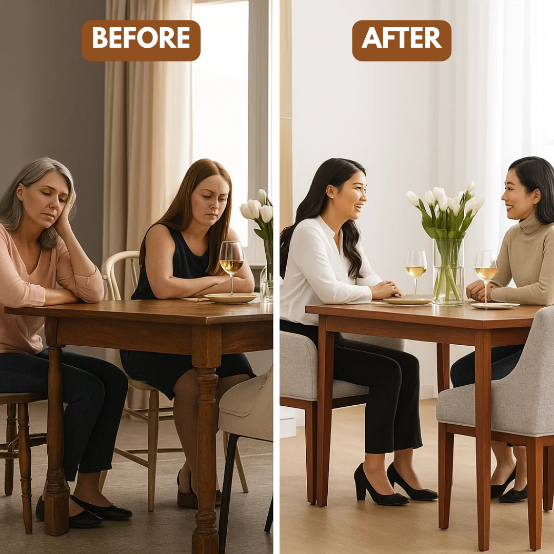 Modern Comfort Dining Chair – Performance Gray | Ergonomic Seating | Trufairs