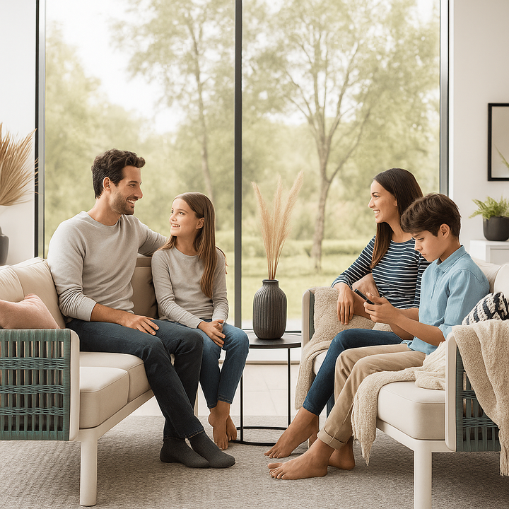 Luxury White Designer Sofa – Modern Comfort | Olefin Upholstery | Trufairs