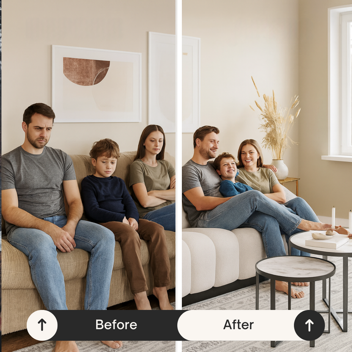 Bhutan Sofa Cream – Plush Boucle Polyester & Solid Wood Frame | Glam Modern Deco Seating | Trufairs