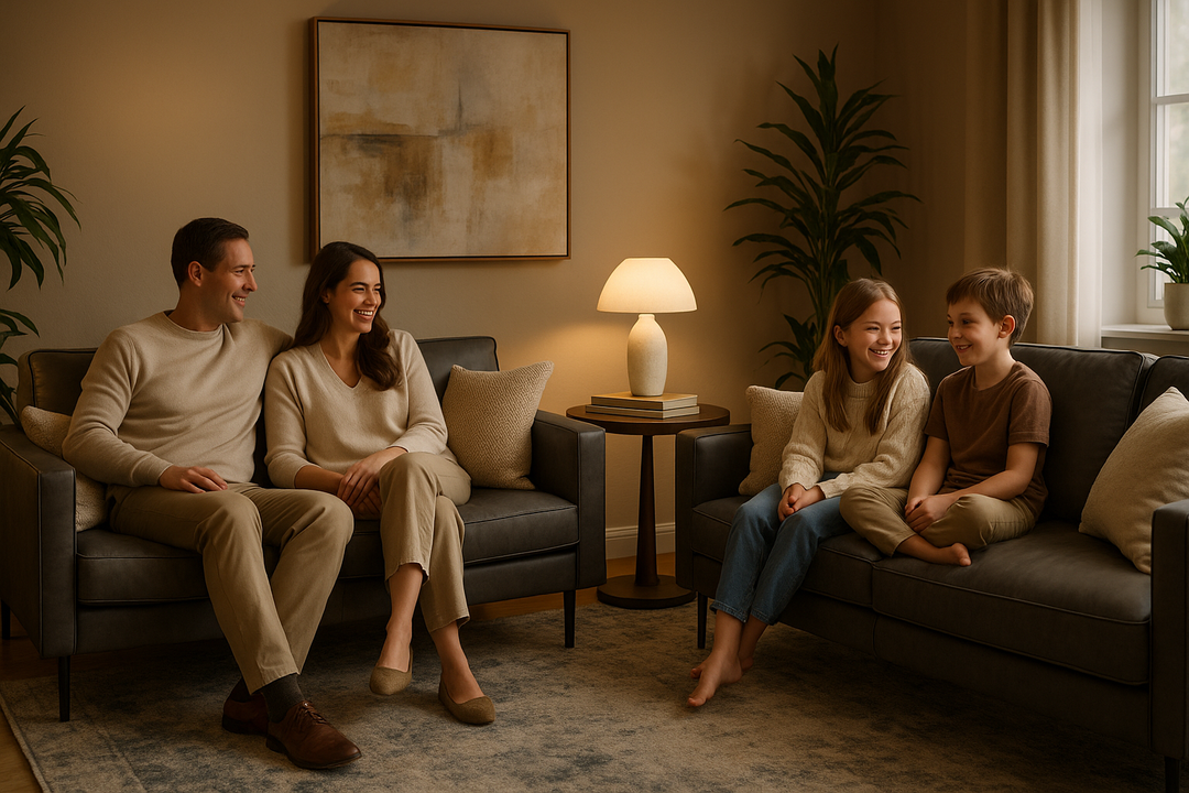 Vintage Gray Sofa – Durable Vinyl & Steel Frame | Modern Stylish Seating | Trufairs