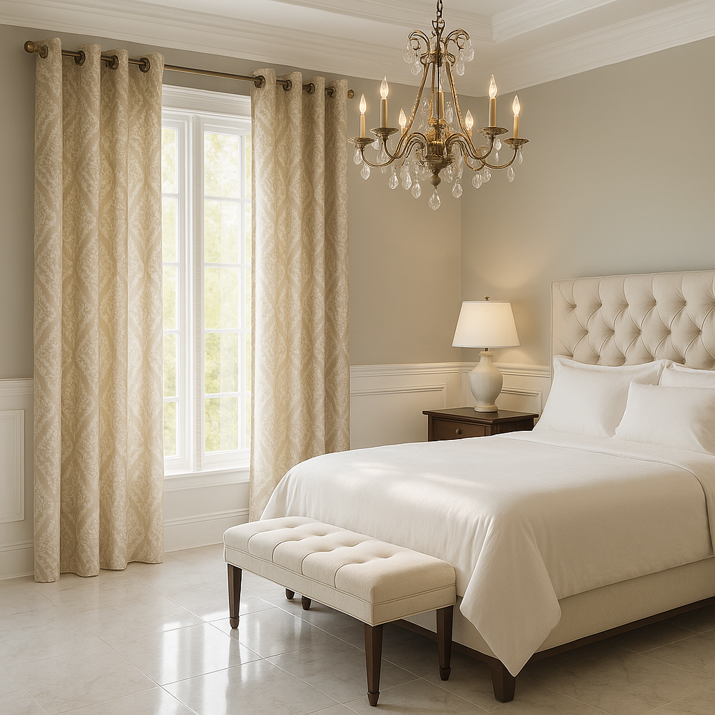 Jacquard Total Blackout Grommet Panel