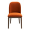 Kaitlyn Burnt Orange Velvet Dining Chair (Set Of 2)