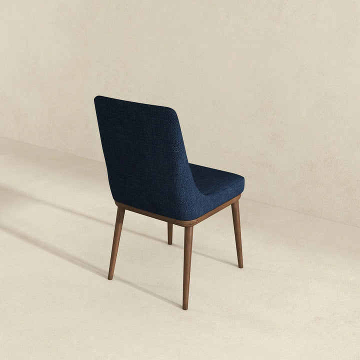 Kate Dark Blue Fabric Dining Chair (Set Of 2)