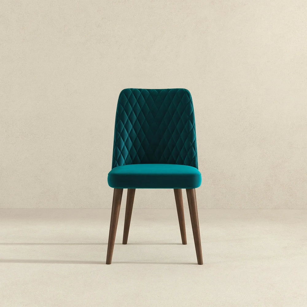 Katie Teal Velvet Dining Chair