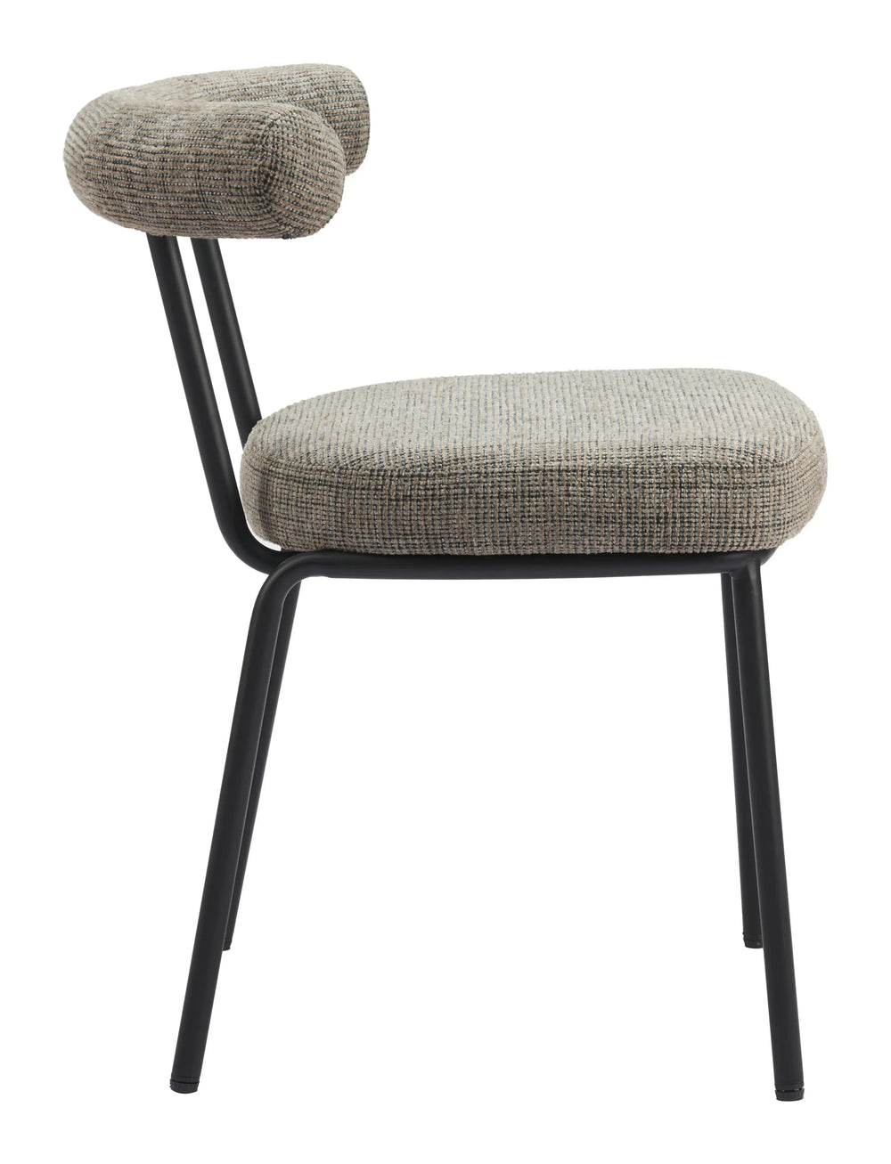 Kede Dining Chair Green Tweed