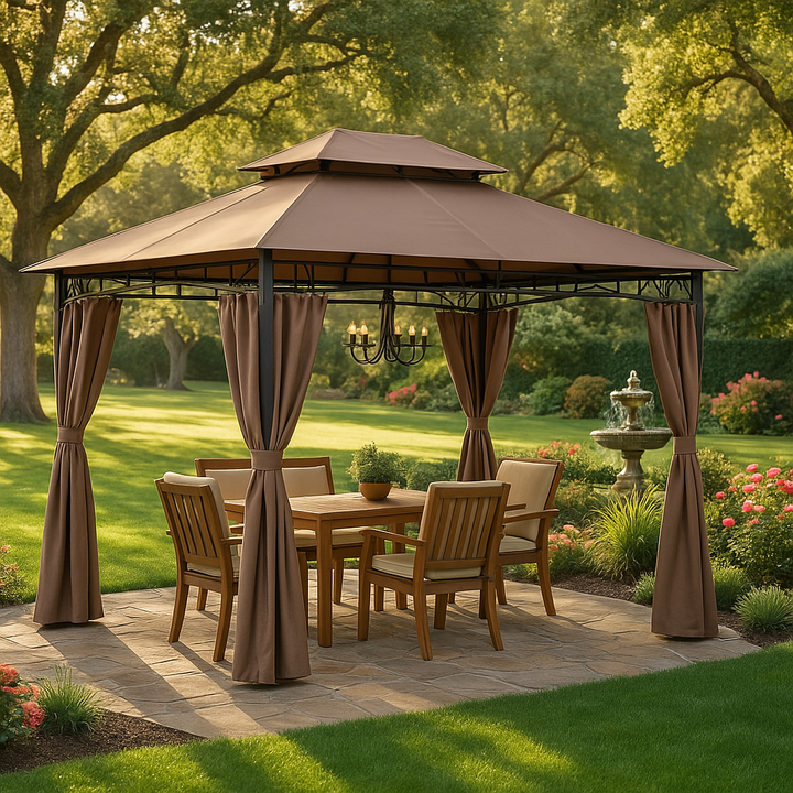 Khaki Outdoor Canopy Shelter