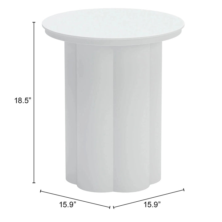 Kogur Side Table White