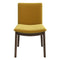 Laura Gold Velvet Solid Wood Dining Chair (Set Of 2)