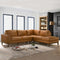 London Leather Sectional Sofa Right Facing