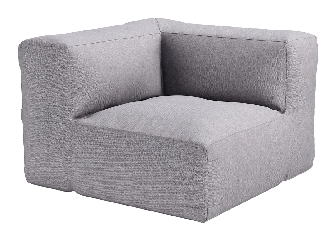 Luanda Corner Chair Gray