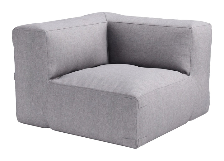 Luanda Corner Chair Gray