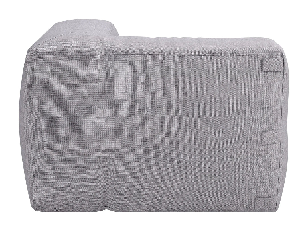 Luanda Corner Chair Gray