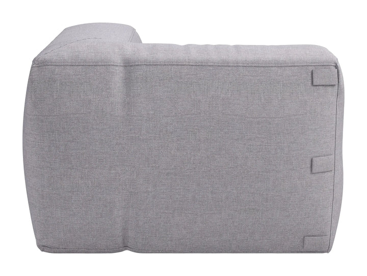 Luanda Corner Chair Gray