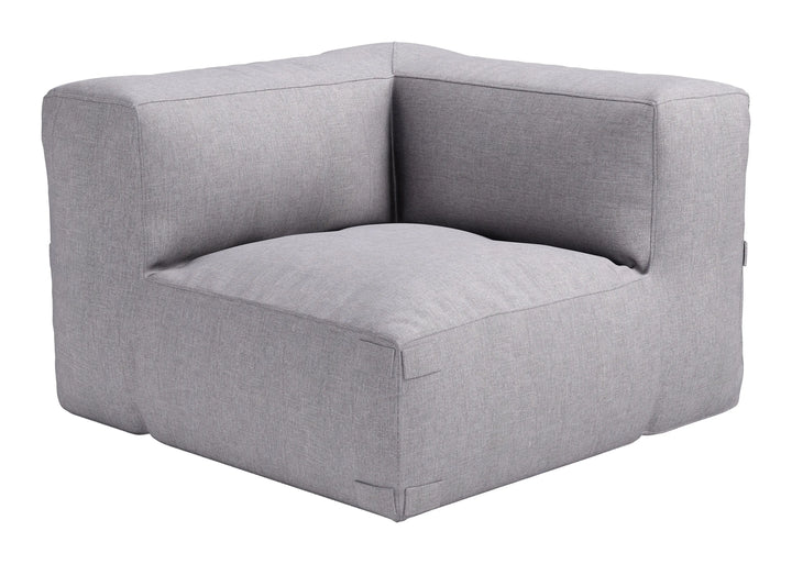 Luanda Corner Chair Gray