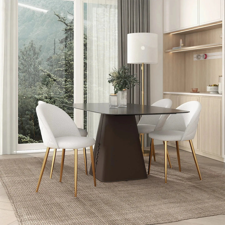 Marion Mid Century Modern Dining Chair Cream