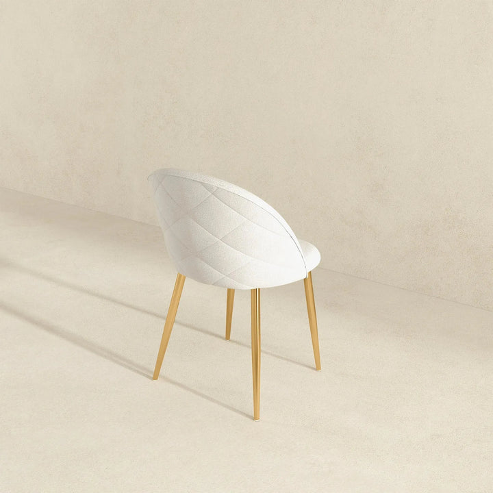 Marion Mid Century Modern Dining Chair Cream