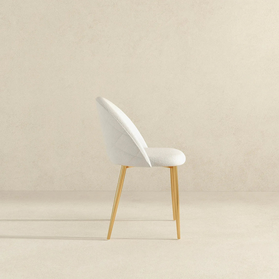 Marion Mid Century Modern Dining Chair Cream