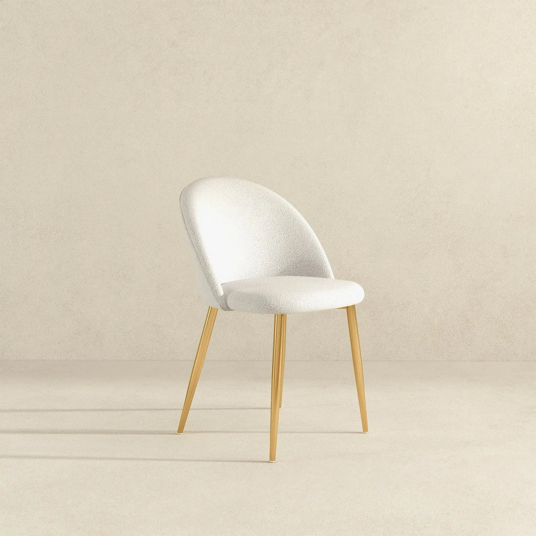 Marion Mid Century Modern Dining Chair Cream