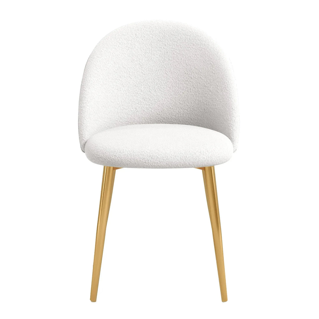 Marion Mid Century Modern Dining Chair (Set Of 2) Cream