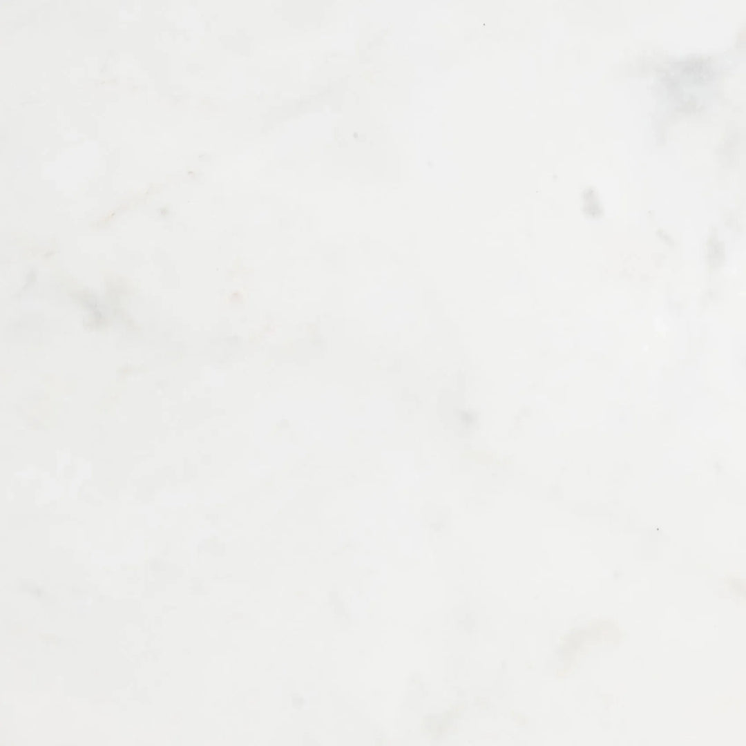 Mazara Side Table White & Natural