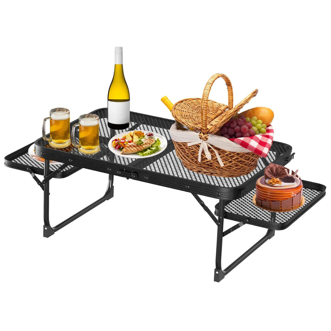 Multi-Function Camping Table with Grill Stand