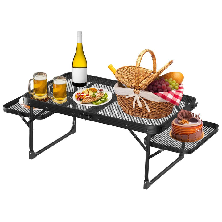 Multi-Function Camping Table with Grill Stand