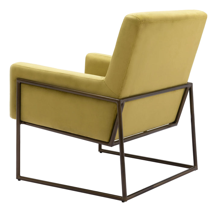 New York Accent Chair Olive Green