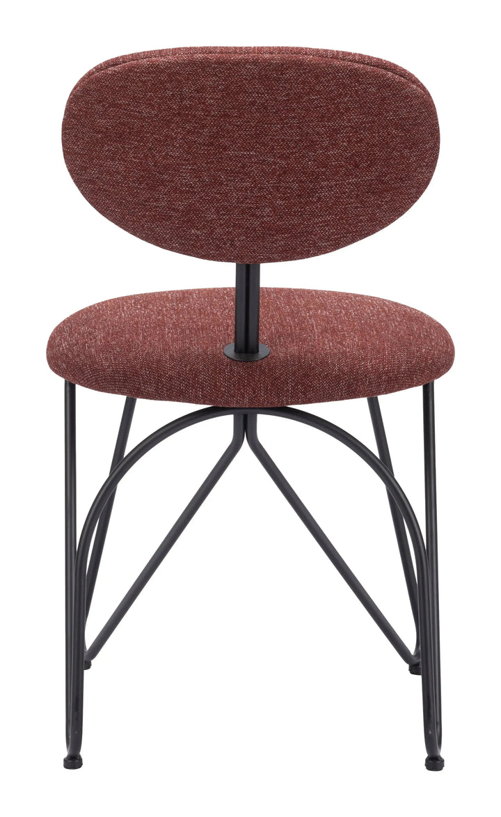 Novi Dining Chair Maroon Brown
