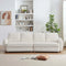 Paton 114.5'' Boucle Fabric Sofa Cream