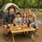 Portable Picnic Table with Carry Bag for Camping and BBQ - Lightweight Folding Outdoor Table for Beach, Backyard & Travel Adventures