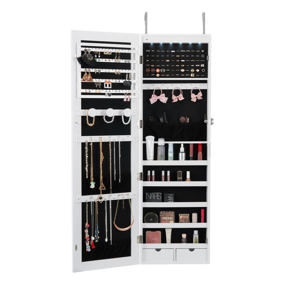 Professional Mirror Jewelry Armoire