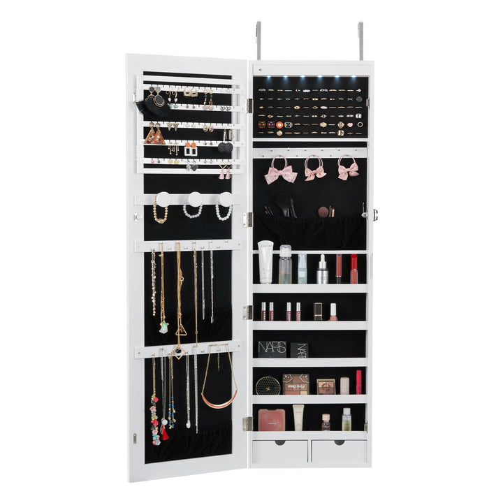 Professional Mirror Jewelry Armoire