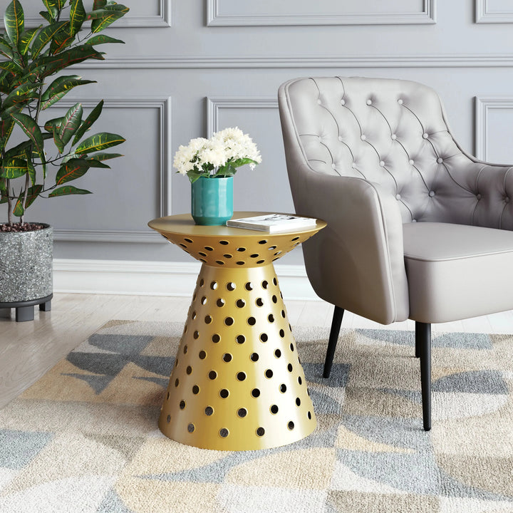 Proton Side Table Gold-1