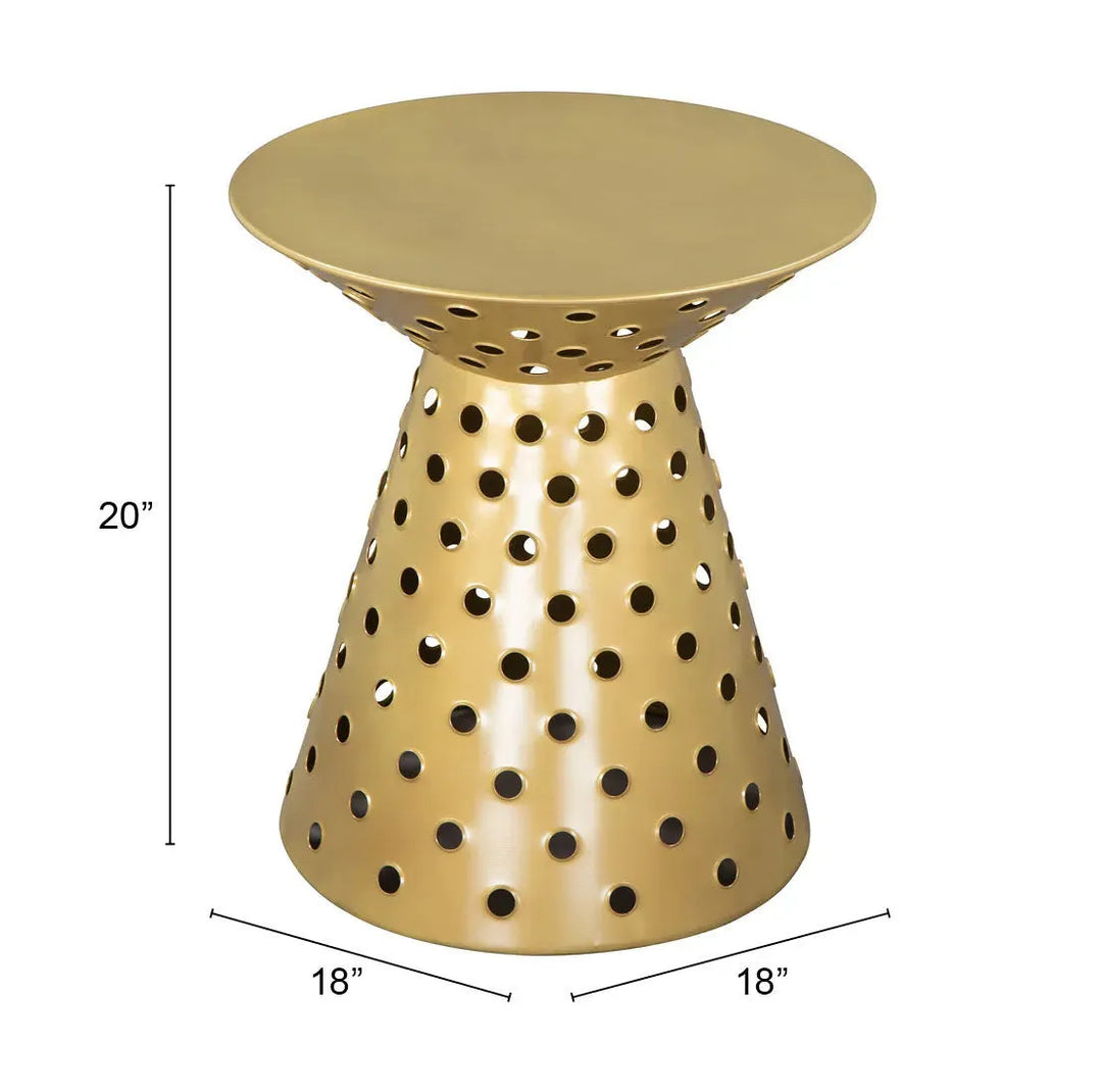Proton Side Table Gold-13