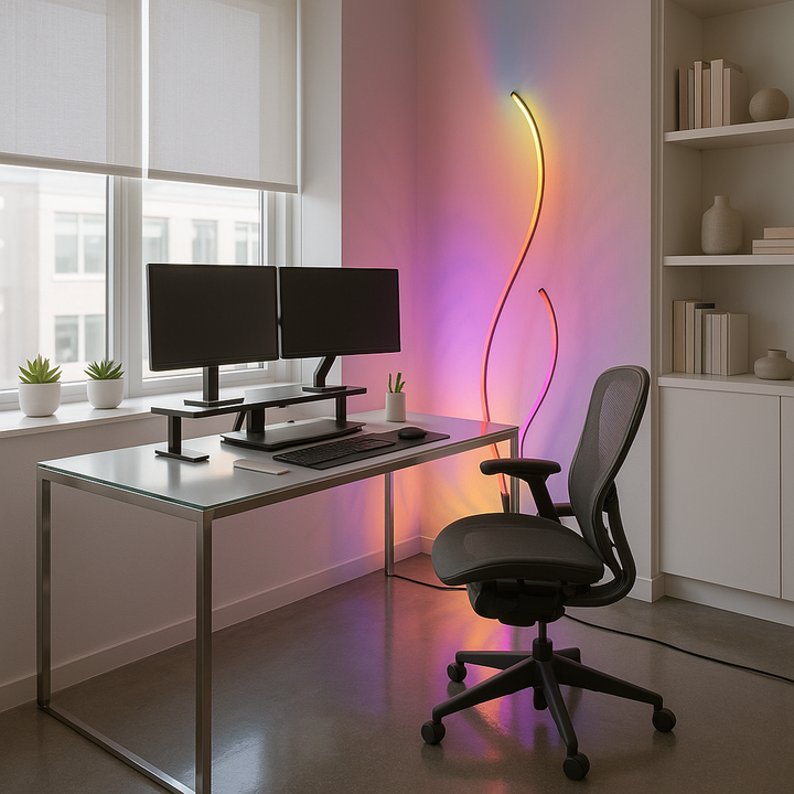 RGBCW Ripple Floor Lamp