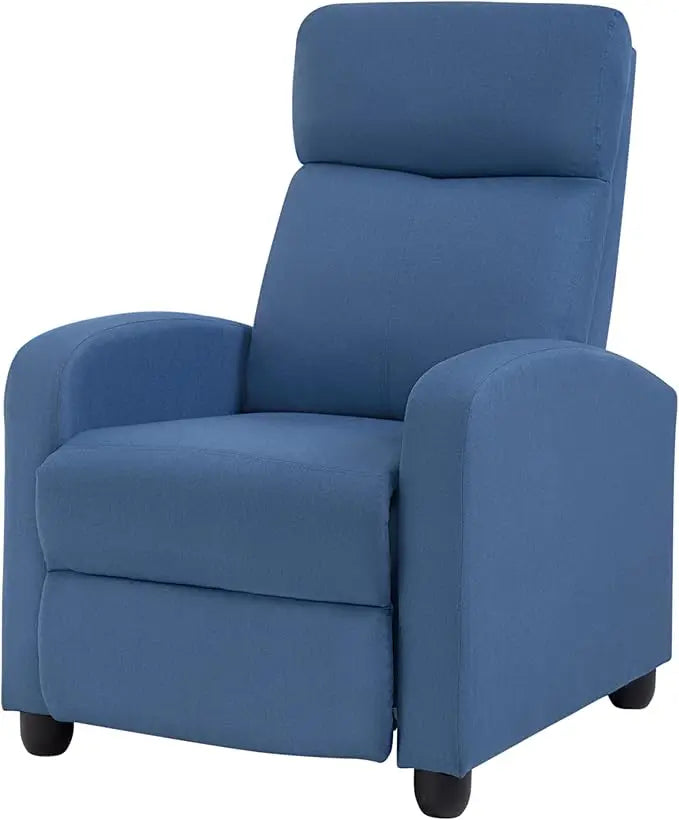 Recliner Chair for Living Room Modern Wingback Sofa Home Theater Seating Push Back Reclining Chair with Lumbar Support (Without