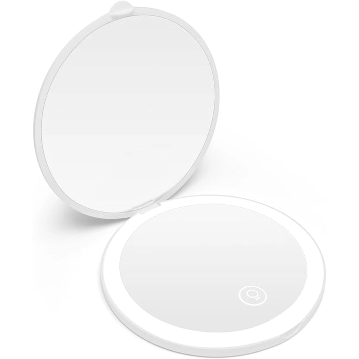 Compact Mirror with Light for Purses - Small Travel Mirror - 1x/ 2X Magnified Pocket Mirror with Light, to My Daughter Compact M