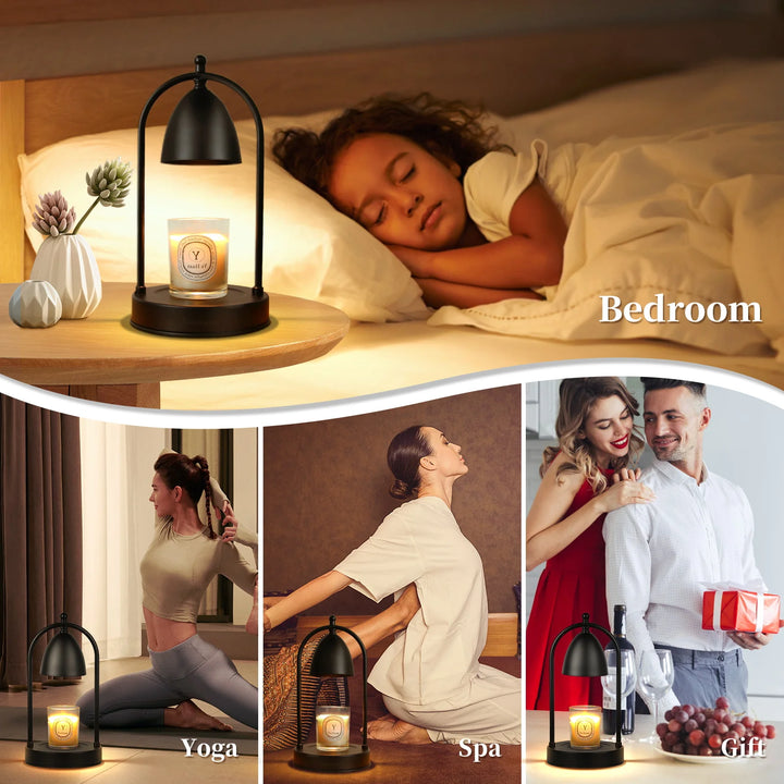Candle Heating Lamp With Adjustable Height Electric Candle Heating Light with Timer Suitable For Scented Large Cans Of Candles