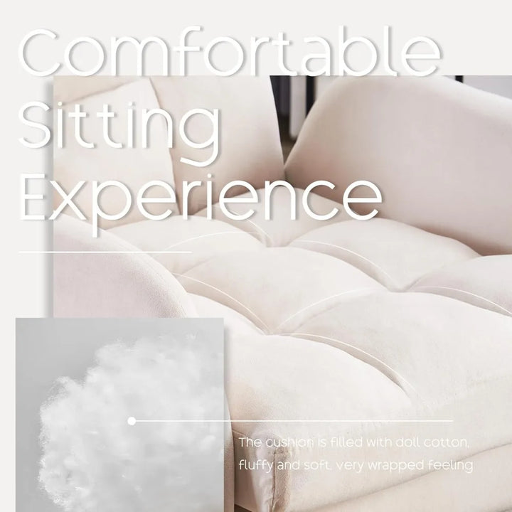 Accent Chair with Ottoman, Comfy Reading Chair and Ottoman Set, Modern Velvet Lounge Armchair with Storage and Adjustable Backre