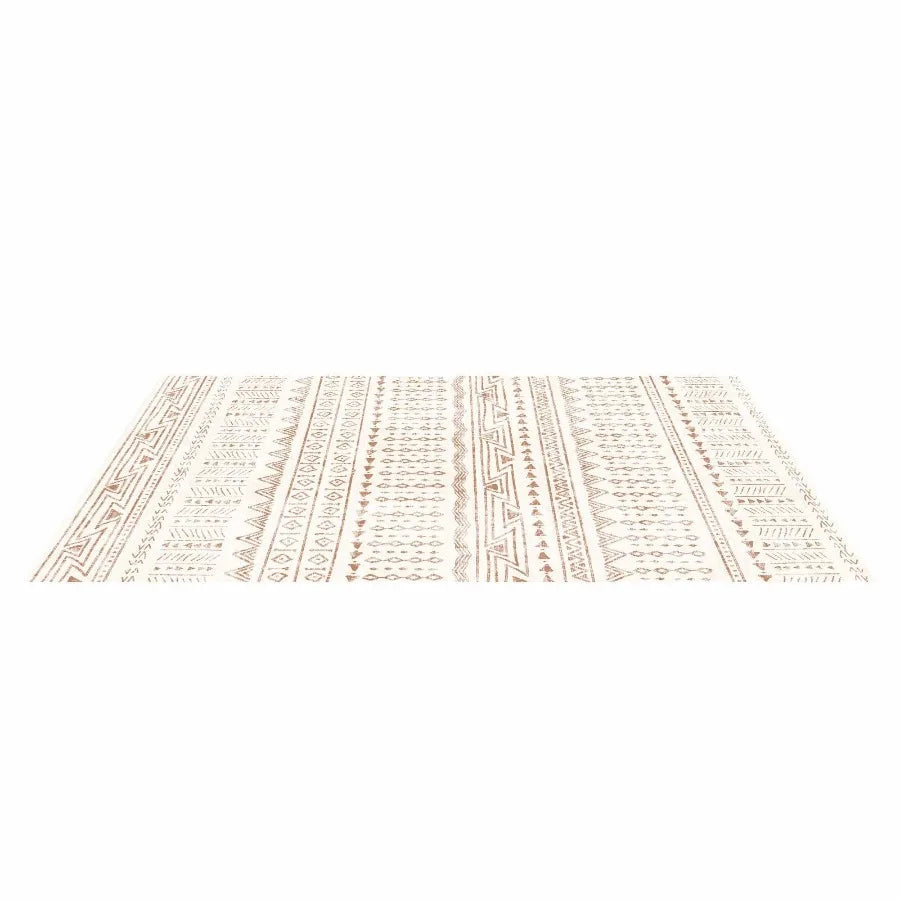 Large Area Rug 6 x 9 ft AntiSkid and TearResistant Floor Mat Modern Beige