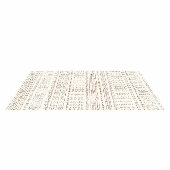 Large Area Rug 6 x 9 ft AntiSkid and TearResistant Floor Mat Modern Beige