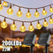 Solar Crystal Ball String Lights – 4 Colors, 8 Modes Outdoor Garden & Balcony Accent | Eco-Friendly LED Decor | Trufairs