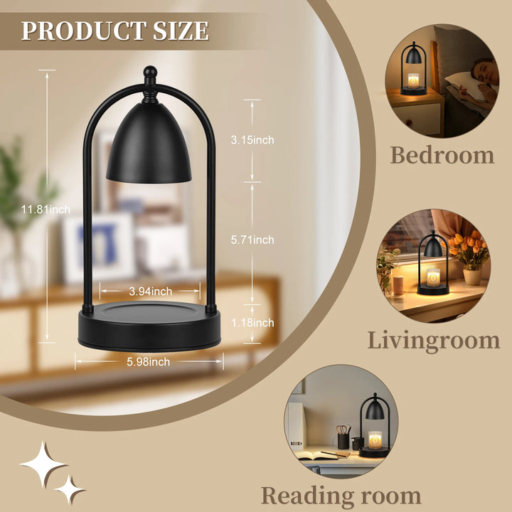 Candle Heating Lamp With Adjustable Height Electric Candle Heating Light with Timer Suitable For Scented Large Cans Of Candles