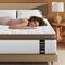 BedStory 12-14'' Hybrid Queen Size Mattress - Full/King - Medium Firm - Gel Memory Foam & Innersprings for Comfortable Sleep