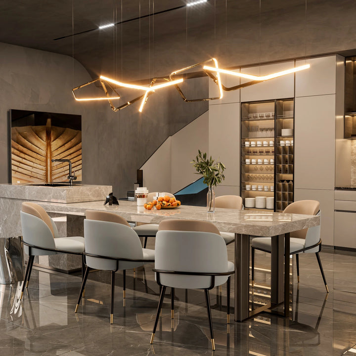 LUVODI Luxury Set Of 2 Dining Chairs Kitchen Accent Leisure Microfiber Leather Living Room Chairs for Dining,Kitchen,Study Room