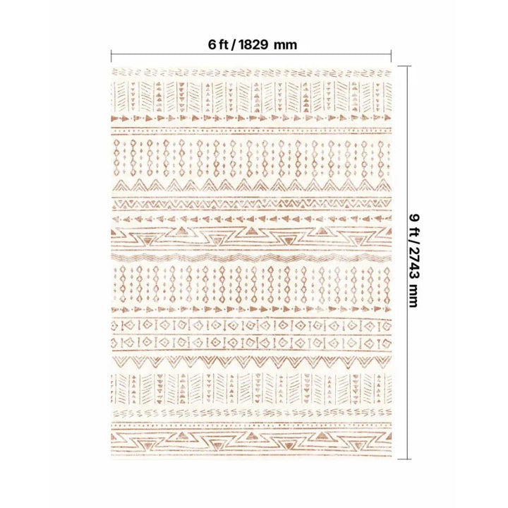 Large Area Rug 6 x 9 ft AntiSkid and TearResistant Floor Mat Modern Beige