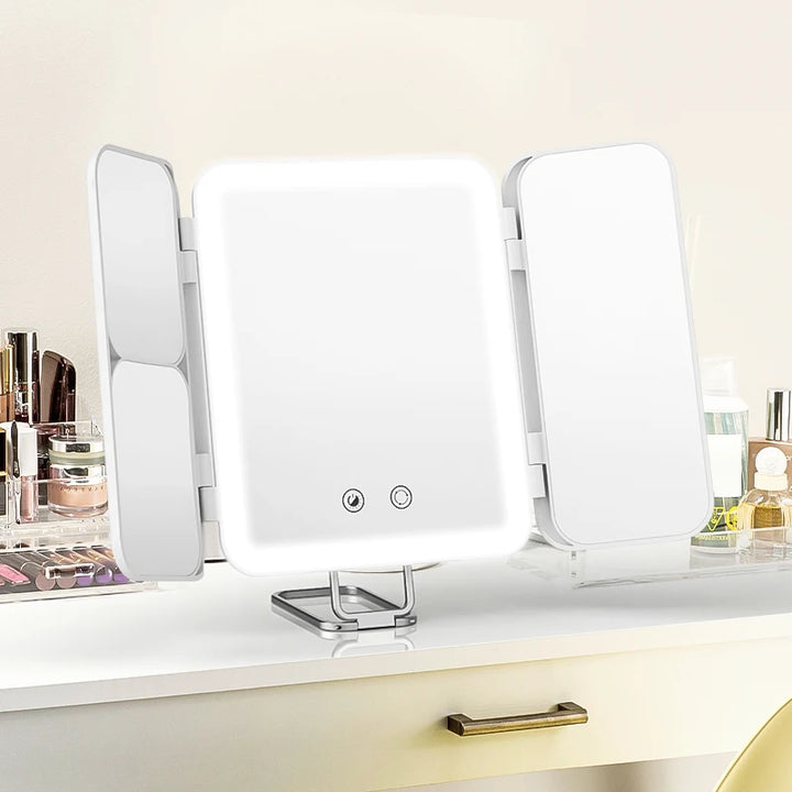 SEJOY Makeup Mirror LED Lights Adjustable, Rechargeable,for Dorm Dressing Fill light Smart Complementary Makeup Mirror