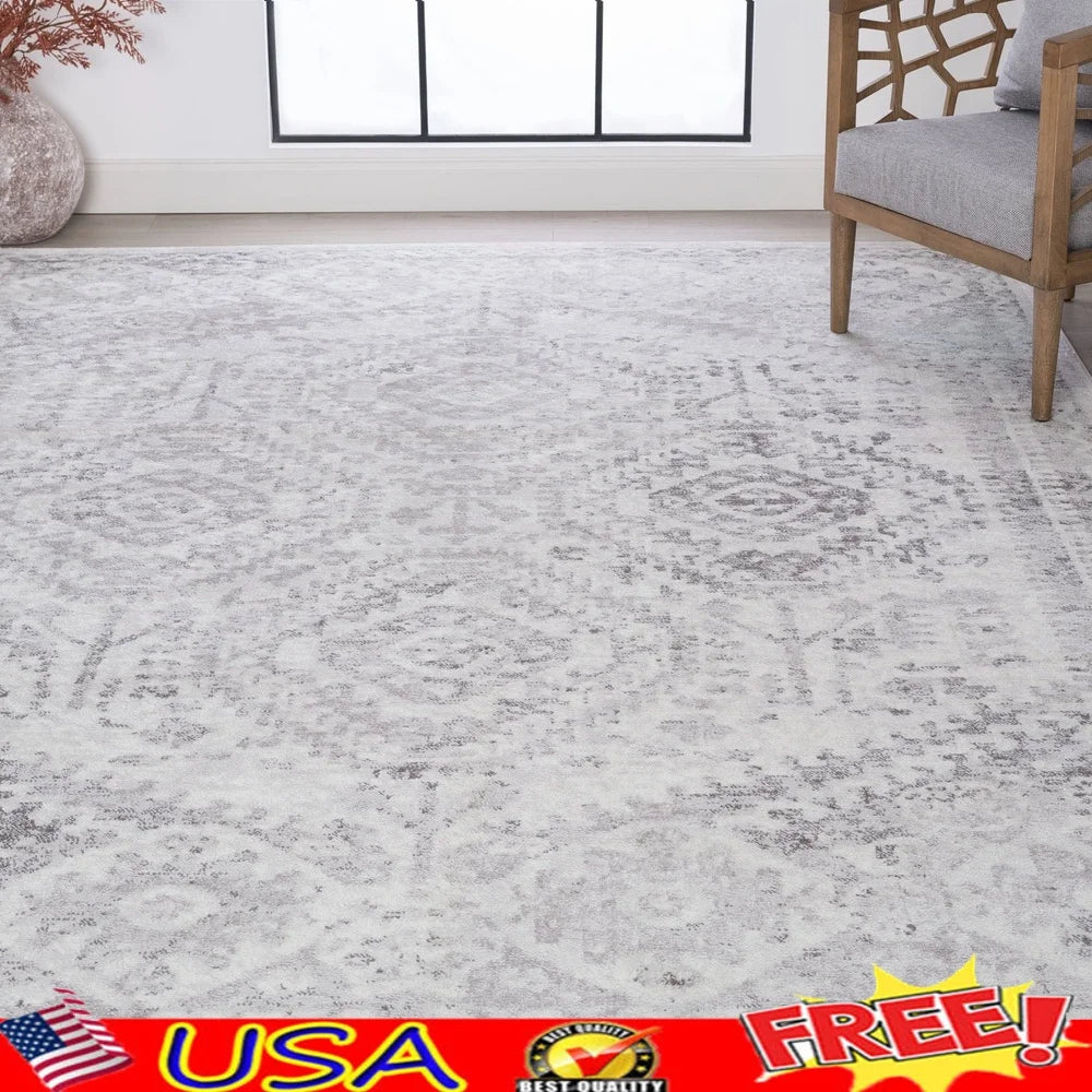 5x7 Indoor Area Rug Stain Resistant Modern Persian Rug Living Room Bedroom Dining Room Entryway Kitchen Durable Easy Clean