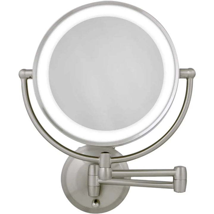 Free Delivery - 11" LED Wall Mounted Makeup Mirror 10X/1X Shaving Mirror Cordless or Battery Operated Vanity Mirrors for Wall