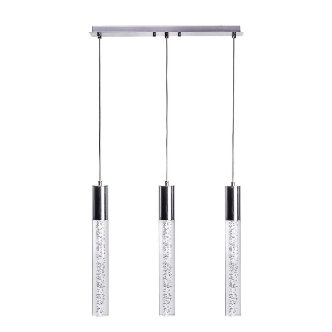 Sparkling Night Cylinder Chandelier 3 Light